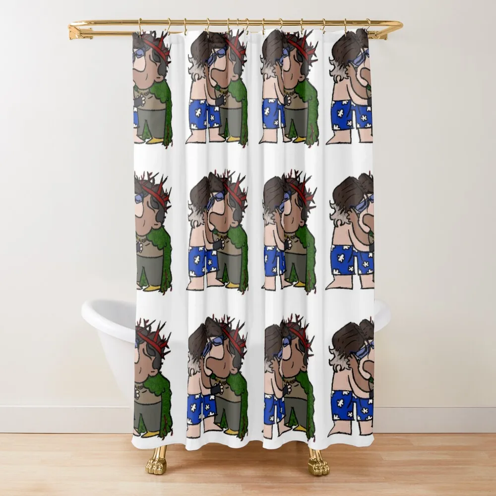 

Bongwater Yaoi Shower Curtain Shower Bath Waterproof Bath And Anti-Mold Bathroom Shower Transparent Bathroom Curtain