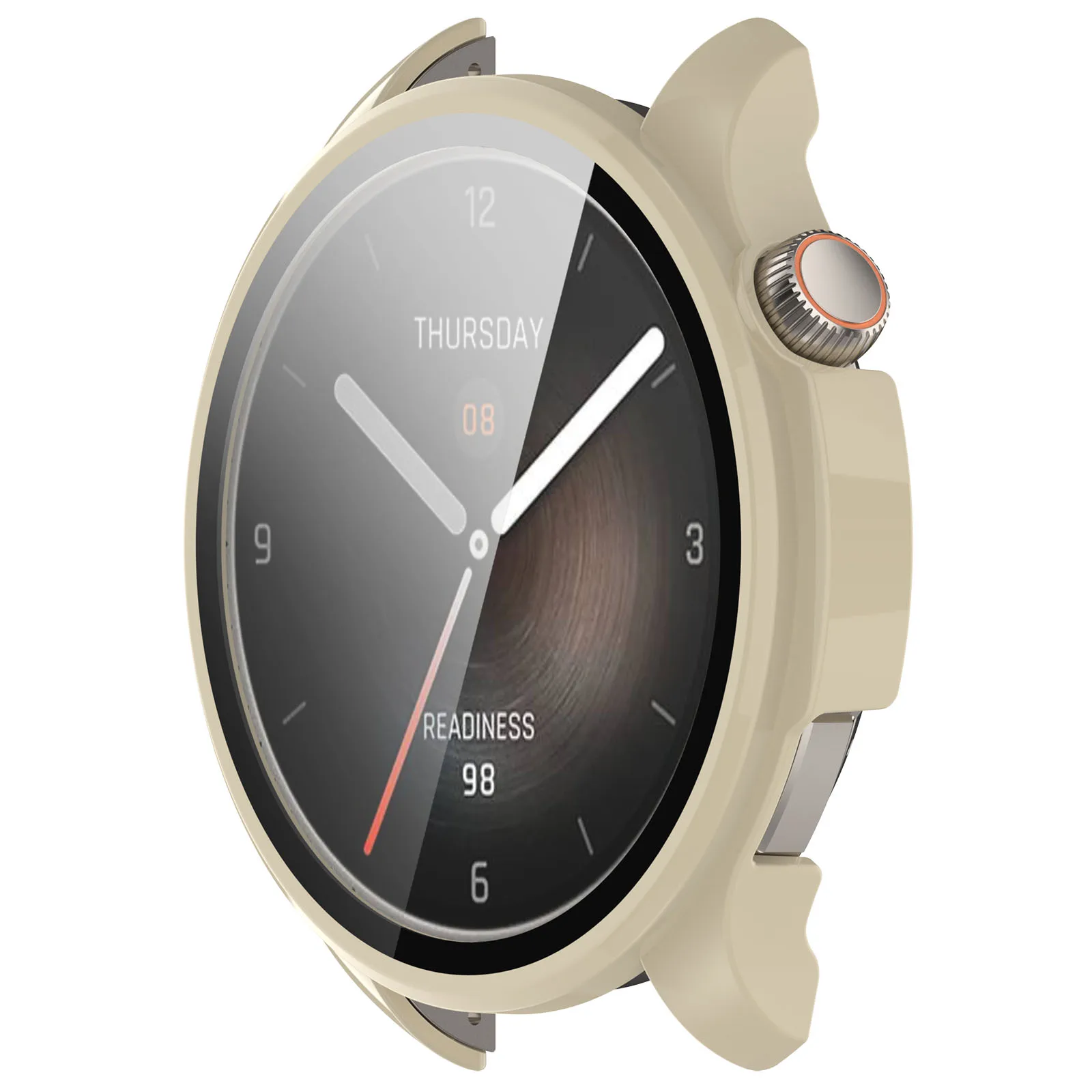 สําหรับ Huami Amazfit BALANCE นาฬิกา 2 IN1 PC Hard Case พร้อมกระจกนิรภัยป้องกันหน้าจอนาฬิกาอุปกรณ์เสริม