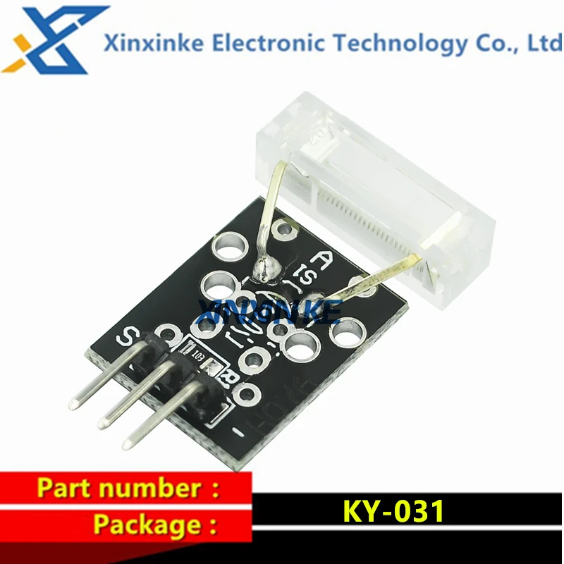 

10PCS Knock Sensor Module 3pin KY-031 Percussion Knocking Knock Sensor Module Diy Starter Kit KY031