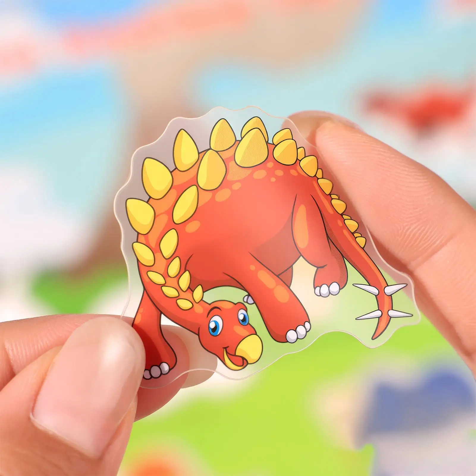 Reusable Sticker Book Reusable Dinosaur Stickers Sensory Interactive Toys Kids Preschool Educational Book For School Classroom view 5