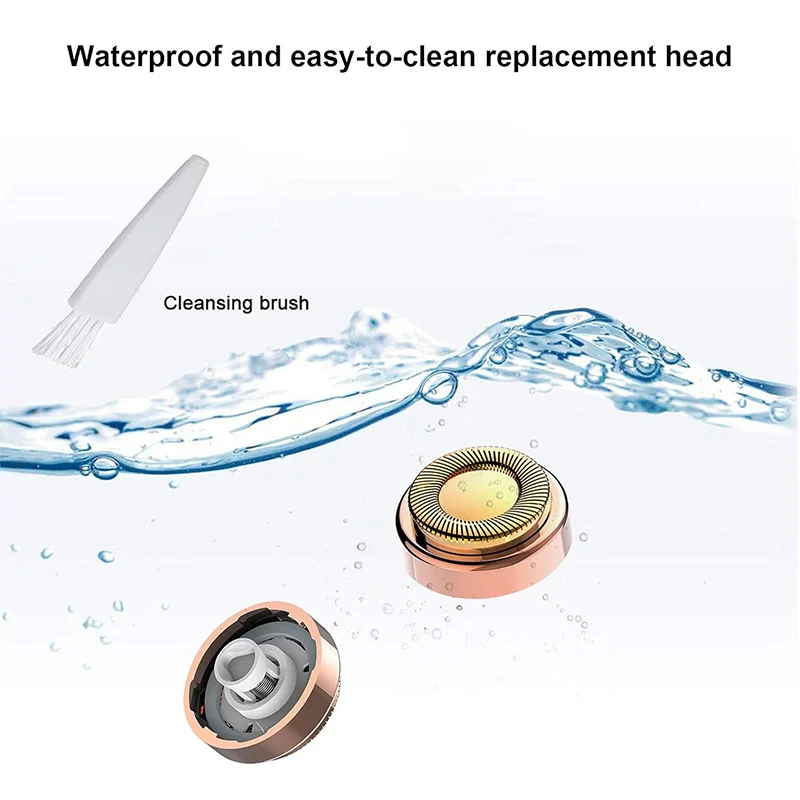 Women's Facial Hair Removal Device Replacement Head 2nd Generation Flawless Facial Pain Free Hair Removal Device Shaver Replacem