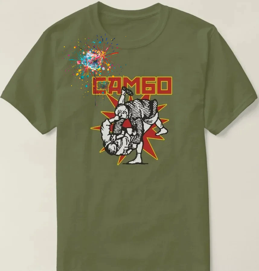 

Russian Martial Arts Best Grappling SAMBO T-Shirt 100% Cotton O-Neck Summer Short Sleeve Casual Mens T-shirt Size S-3XL