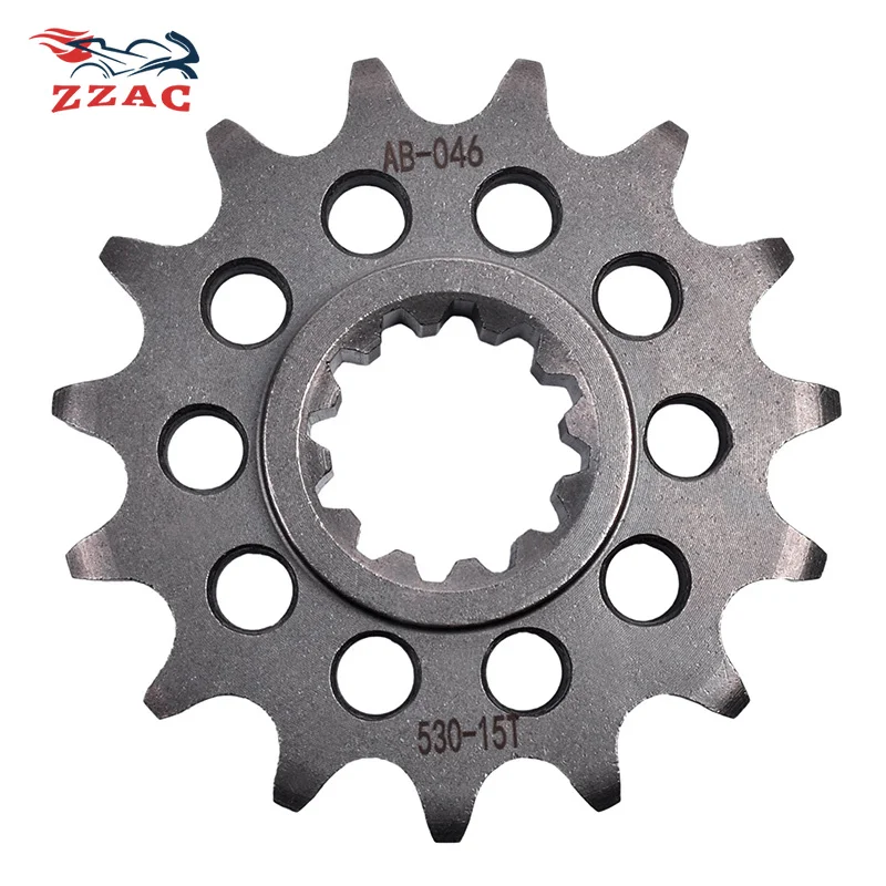 530 15T 20CrMnTi Front Gear Sprocket For HONDA CBR600 F F2 F3 CBR600F Hurricane 1987-1996 1995 1994 1993 1992 CBR500 F 1987 1988
