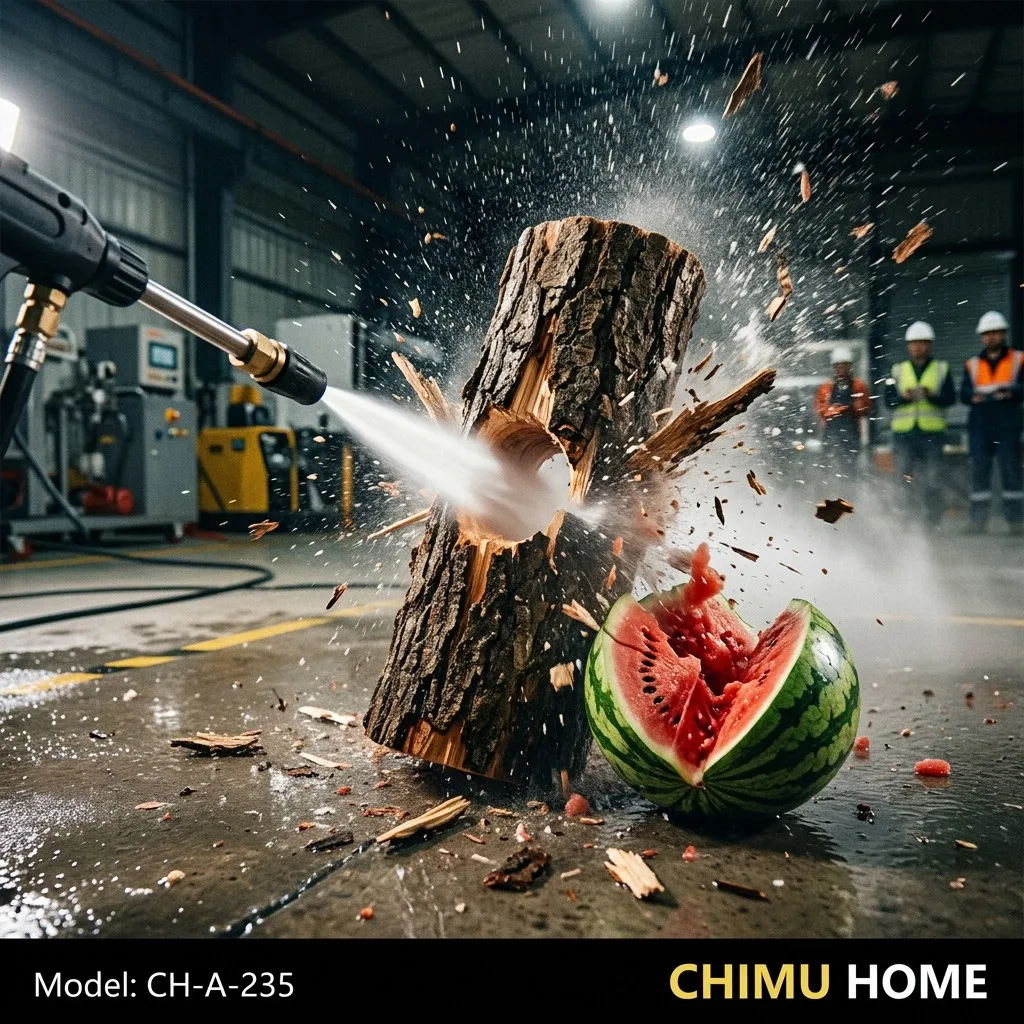 【CHIMU HOME】 220V High Pressure Car Washer Pro-Grade Induction Motor Cleaning Machine with Roller & 20M Hose Sprayer