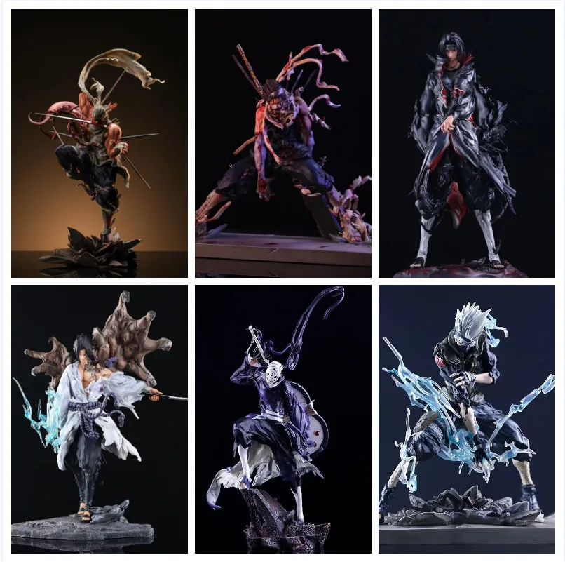 

Hokage GK Iron Curtain Kakashi Iron Curtain Itachi Obito Sasuke No Longer Kills Kirabi Anime Handmade Model Toy Gift