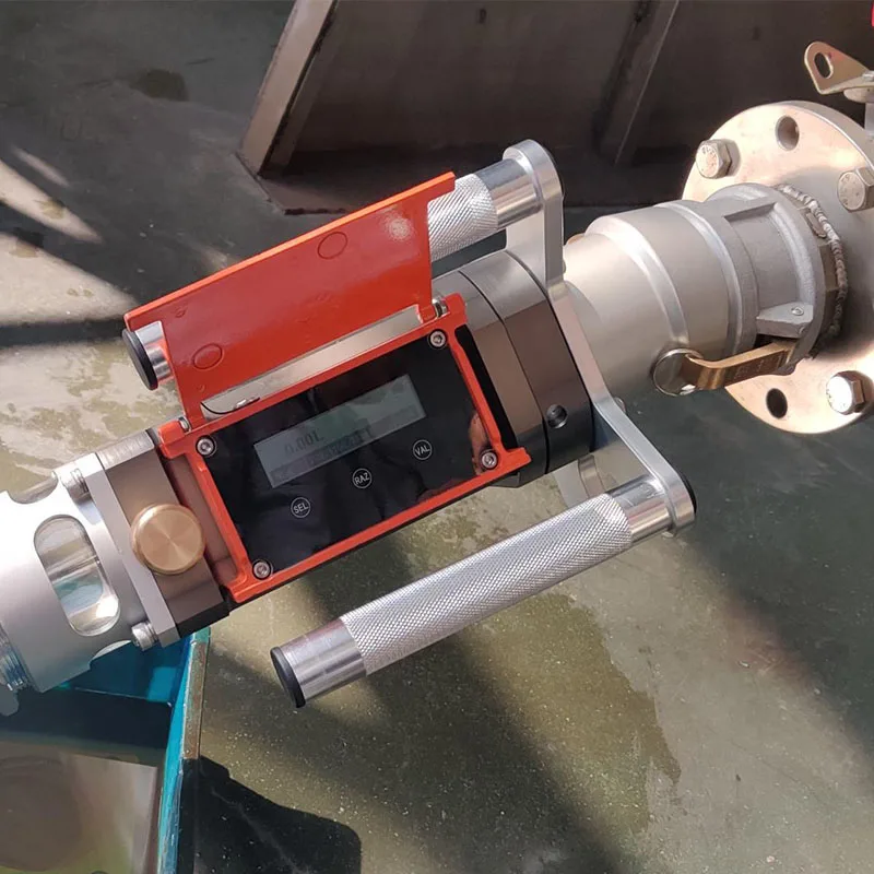 Hot Sale 3 Inch Aluminum True Gravity oline  Fuel Unloading Discharge Flow Meter for Fuel Station