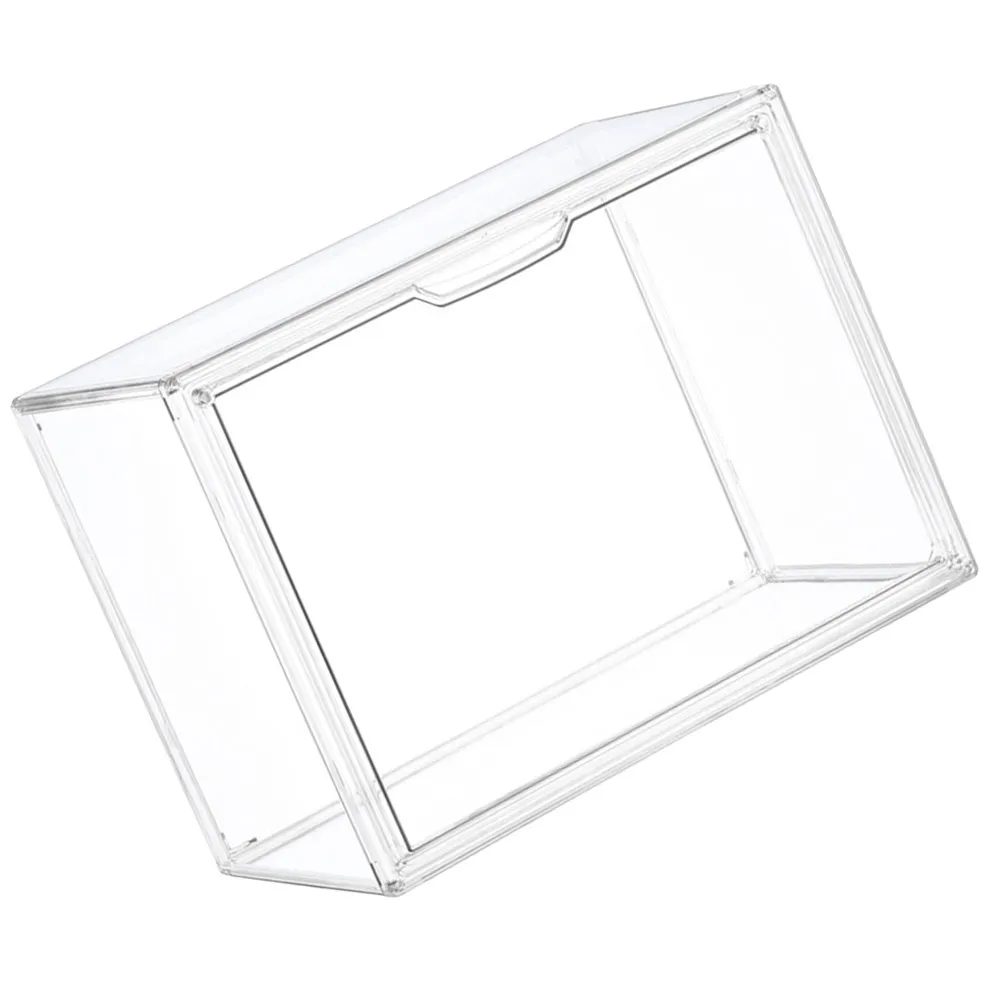 

Clear Magnetic Storage Box Plastic Display Case Dustproof Shoe Organizer Collection Exhibition Showcase Figure Boxes
