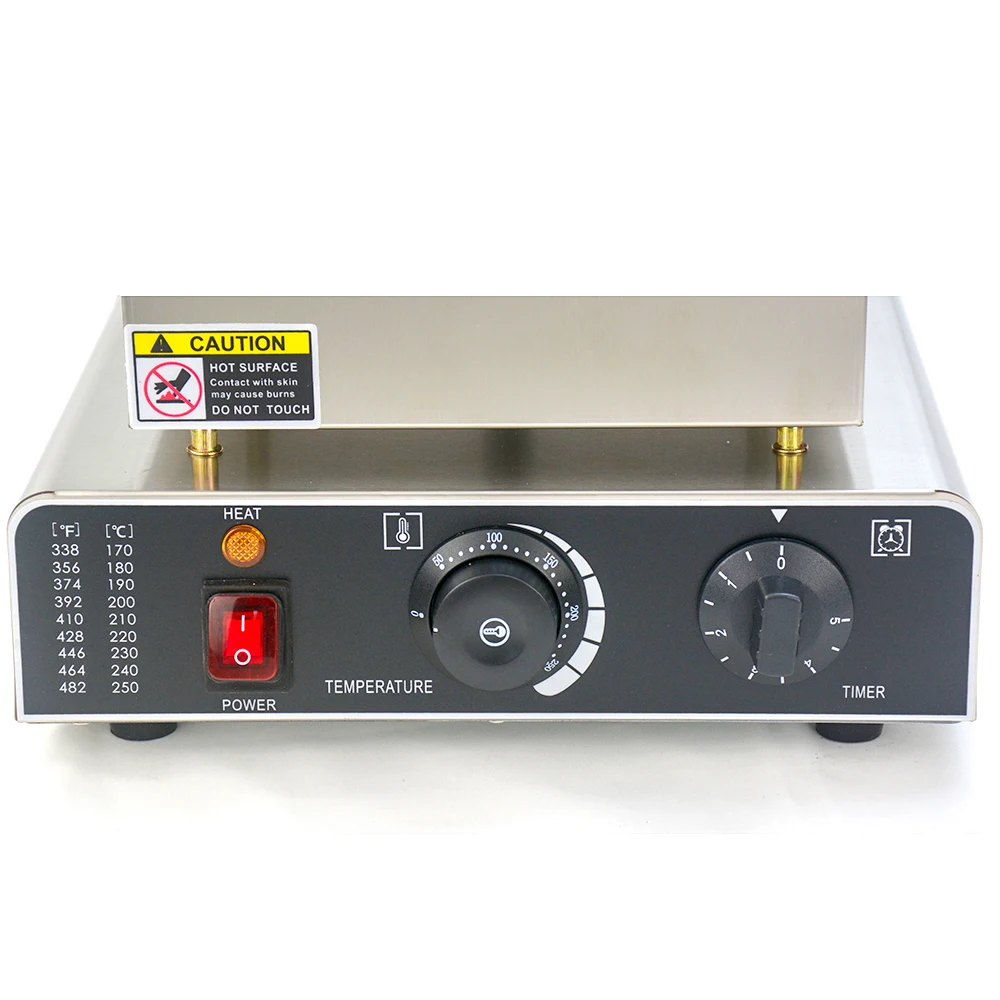 Commercial electric heating stainless steel single plate mini dolayaki pancake machine
