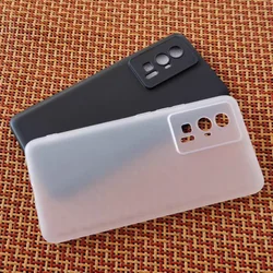 For Xiaomi POCO F5 Pro Case Back Cover TPU Silicon Matte Phone Case for Poco F5Pro PocoF4GT Transparent Black Frosted Case Shell