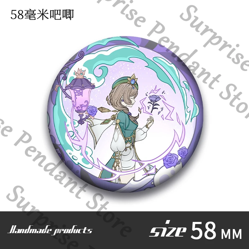 جينشين إمباكت موضوع لعبة دور زملاء الطموح نويل يون جين 	 بينيت كوكي شينوبو ليلى شارة صفيح عالية المظهر