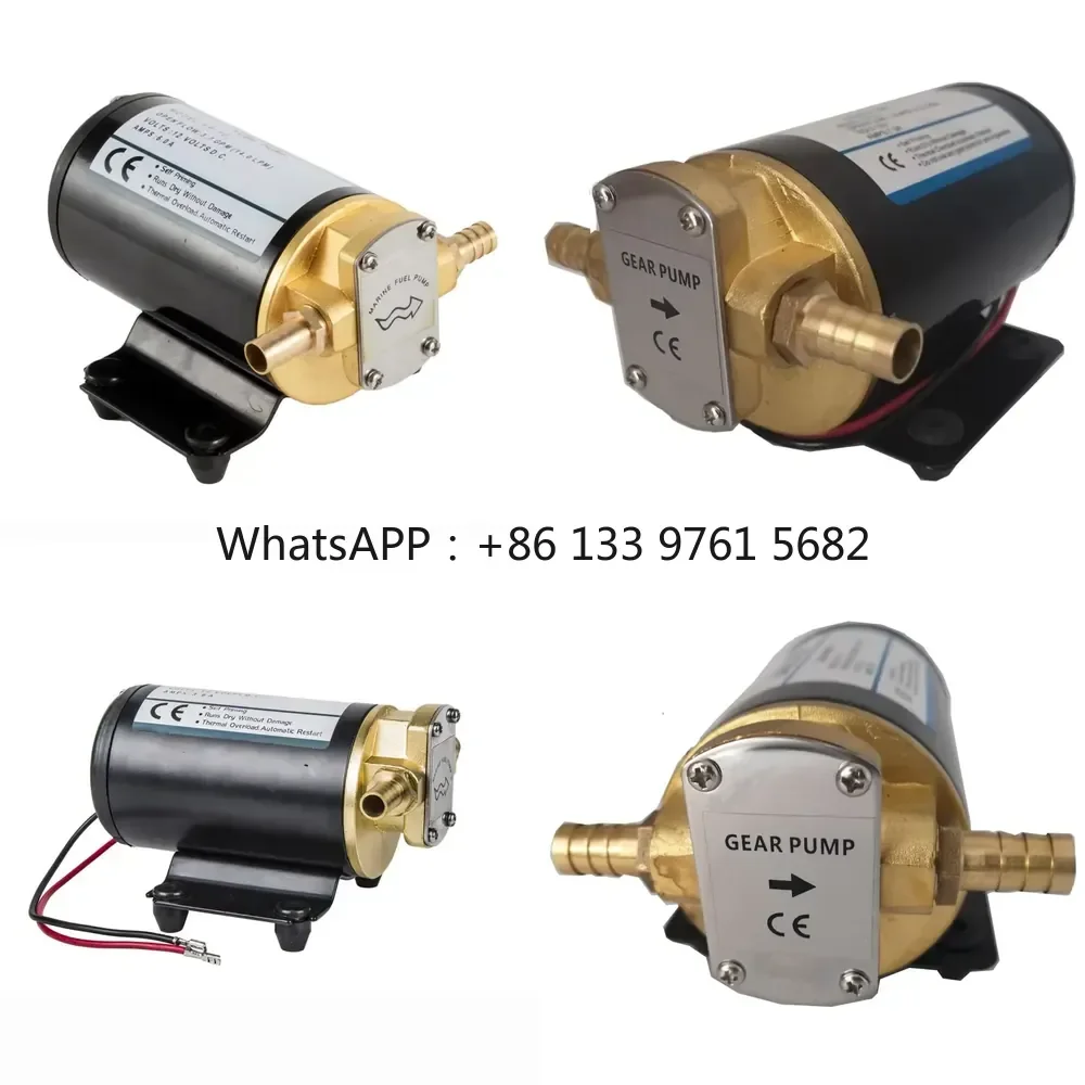 WSQ Singflo 14LPM Small Gear Pump/stainless Steel Gear Oil Pump 12v Electric Use for Marine