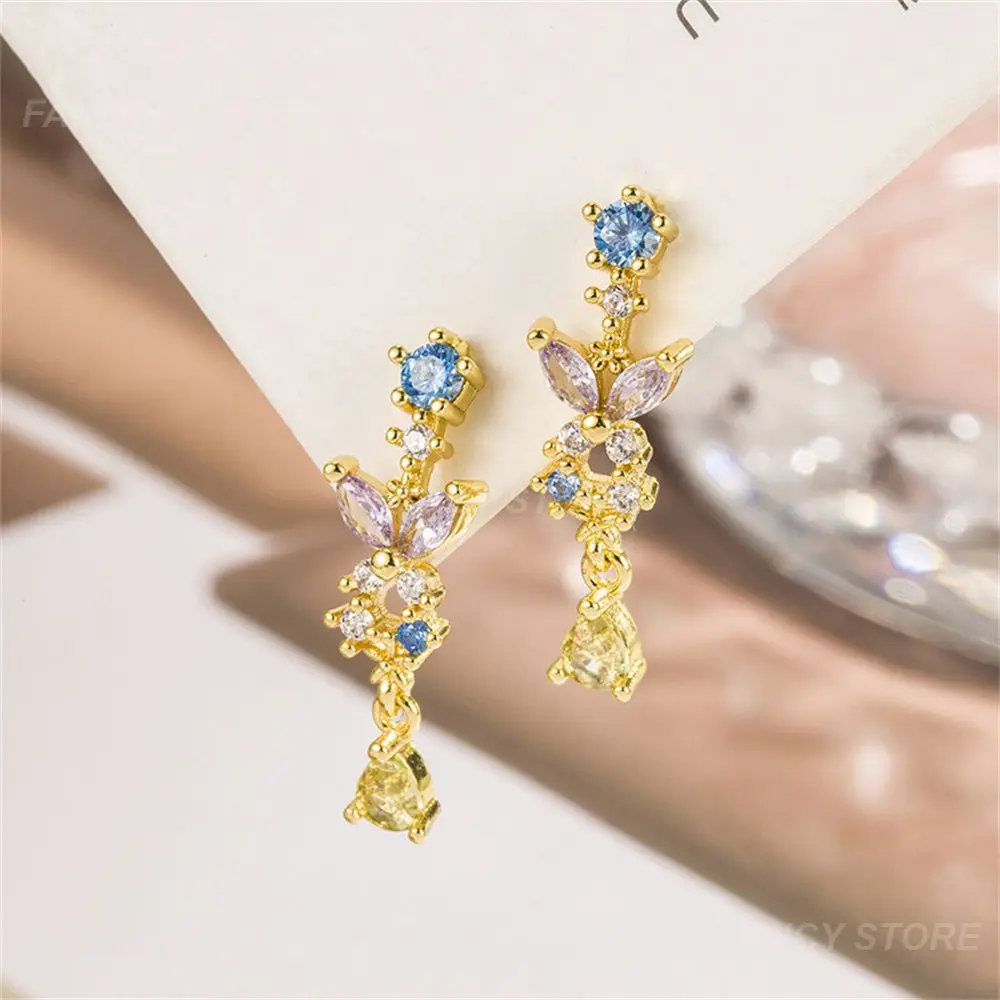 1/2/3PAIRS Ladies Accessories Elegant Complex Luxury Statement Earrings Tassel Zirconia Earrings Want To Best Selling