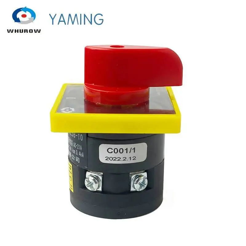 HZ5B-10C001/1 캠 스위치 ON-OFF 2 위치 10A 3kw 단상 전환 로터리 범용 스위치