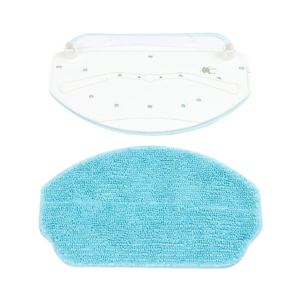 Cecotec- Conga- 8290 Immortal Mop Bracket Pad Kit Robot Vacuum Replacement Parts Cleaning Accessory Set Plastic Microfiber Black