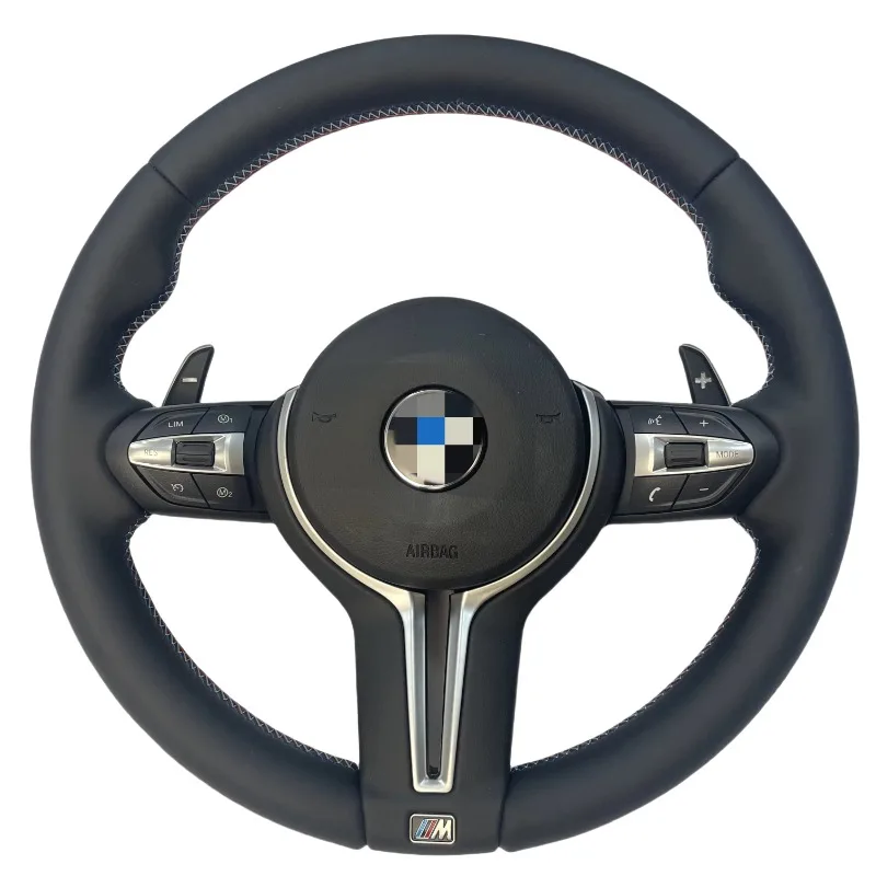 For BMW M Series M3 M4 F Series F30 F10 F15 F16 Stylish updated carbon fiber leather steering wheel