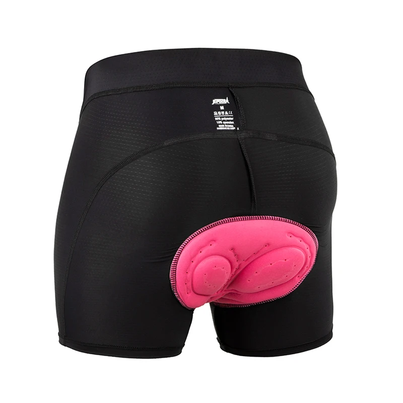 JEPOZRA Women's Gel 3D Padded Cycling Shorts, Comfortable Underwear, Compression Tights, Bike Underpant, Road Bicycle