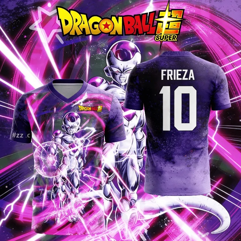 Dragon Ball comic graphic T-shirt Dragon Ball football jersey Sports Dry Quickly Men's T-Shirt Kid's Clothing Tee Y2k Woman