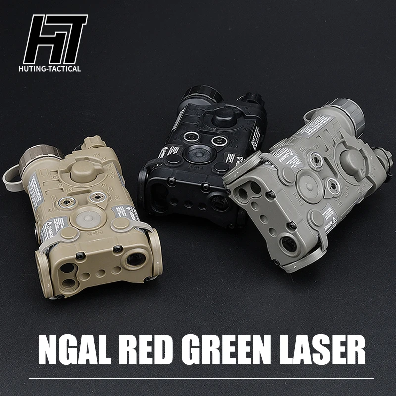 

WADSN Tactical NGAL Red Green Dot Indicator Strobe Hunting White LED Flashlight Tactical Ngal Laser NO IR Pointer Fit 20MM