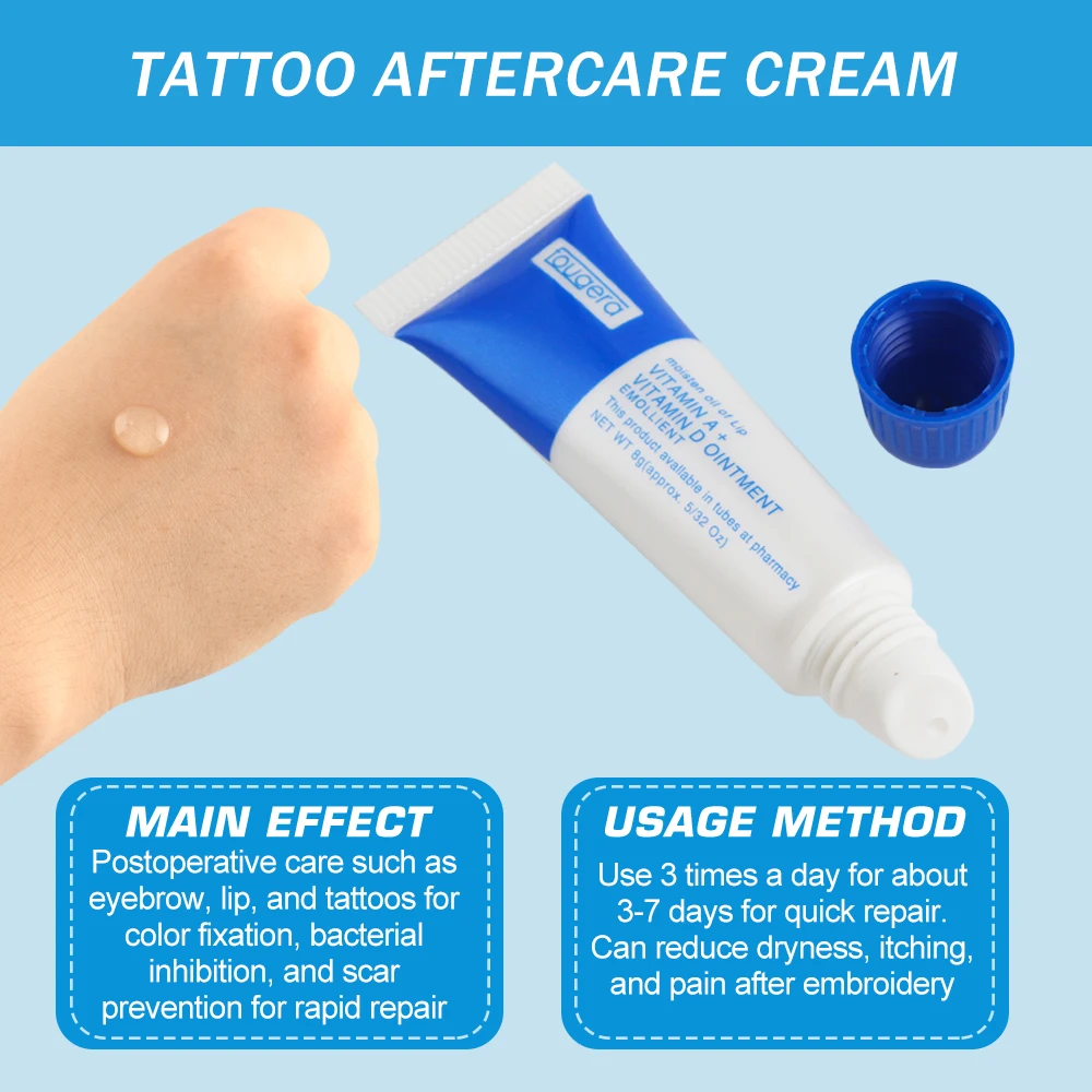 100/50/30/10/5 pièces crème de soin après tatouage Gel Fougra Gel de guérison de tatouage Anti-cicatrice améliorer crème de tatouage accessoires de tatouage