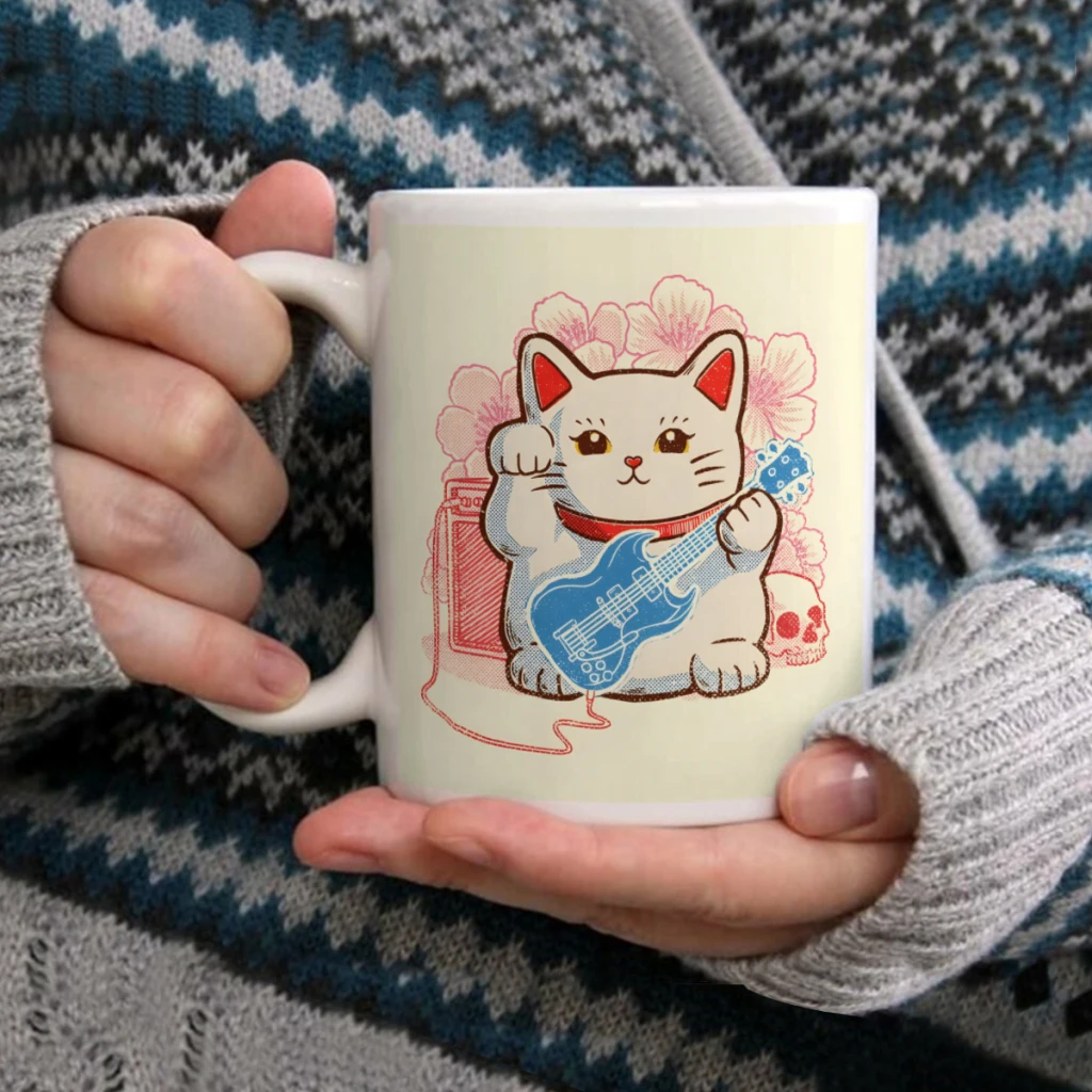 

Lucky RockCoffee Mug Tea Cup 11oz Coffee Cup Funny Birthday Ceramic Mug Personalized Cup