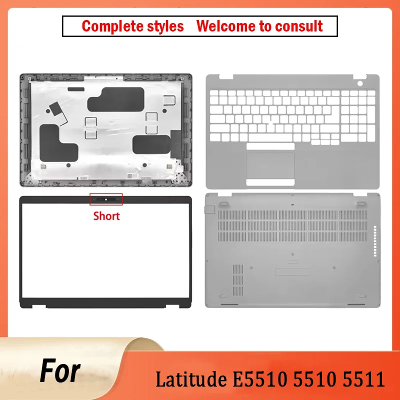 

Новинка для Latitude E5510 5510 5511 Precision 3551, задняя крышка ЖК-экрана/передняя панель/подставка для рук, верхняя верхняя нижняя нижняя часть корпуса, петли