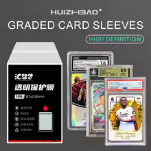 100 Stück Kartenhüllen, abgestufte Kartenhüllen, wiederverschließbare Hüllen für PSA, BGS, Kartenplatten, Pro Collector, Baseball, Fußball, Gaming, Sport - AliExpress 26