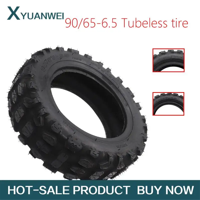 

For Thickened Vacuum Tire Off-Road Tire with Nozzle Anti-slip Electric Scooter Wheel
