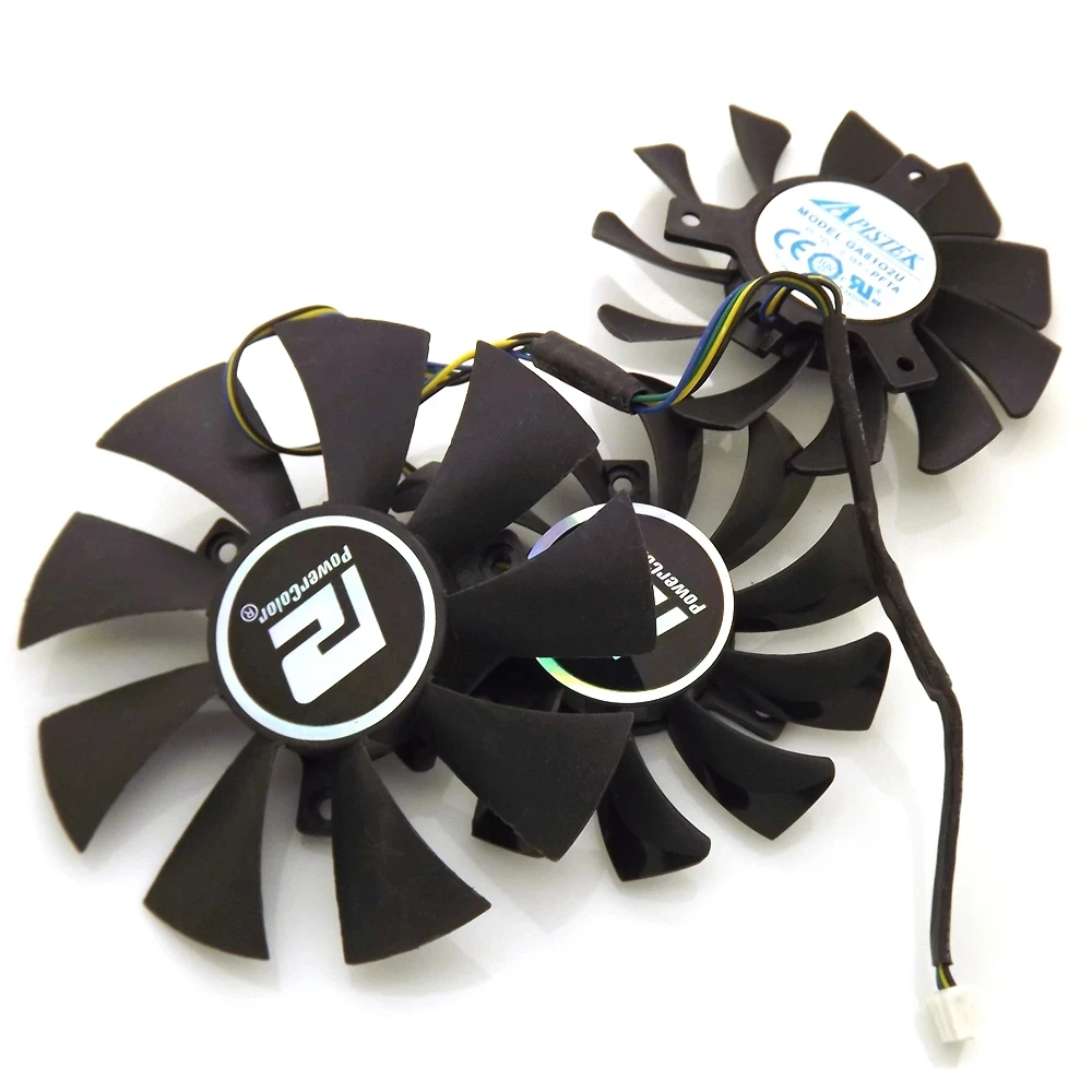 GA81O2U GA91O2H DC12V 0.38A 4Wire 4Pin For Dataland DEVIL R9 270X R9 370X Graphics Card Cooling Fan