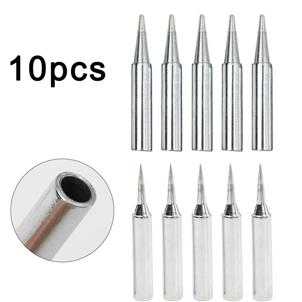 Paquete de puntas de soldador, 1,65 ", 200 ~ 480 ℃, 900M-T-I/900M-T-B, soldadura de baja temperatura, rendimiento estable, 10 paquetes