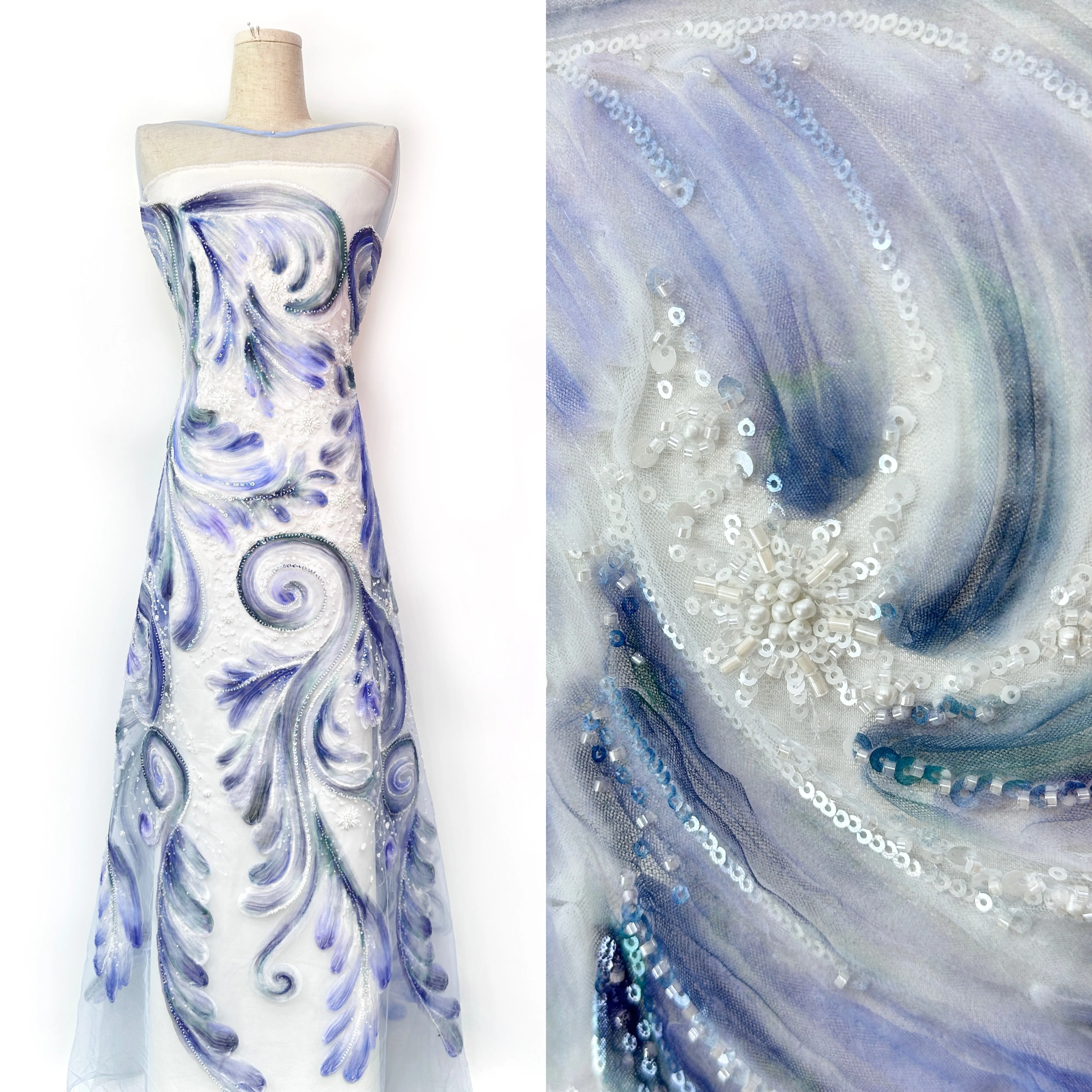 

2026 Новая элегантная африканская нежная разноцветная французская сетчатая кружевная ткань 5 ярдов, мягкая тюлевая сетка для свадебного платья, материал для вечеринки