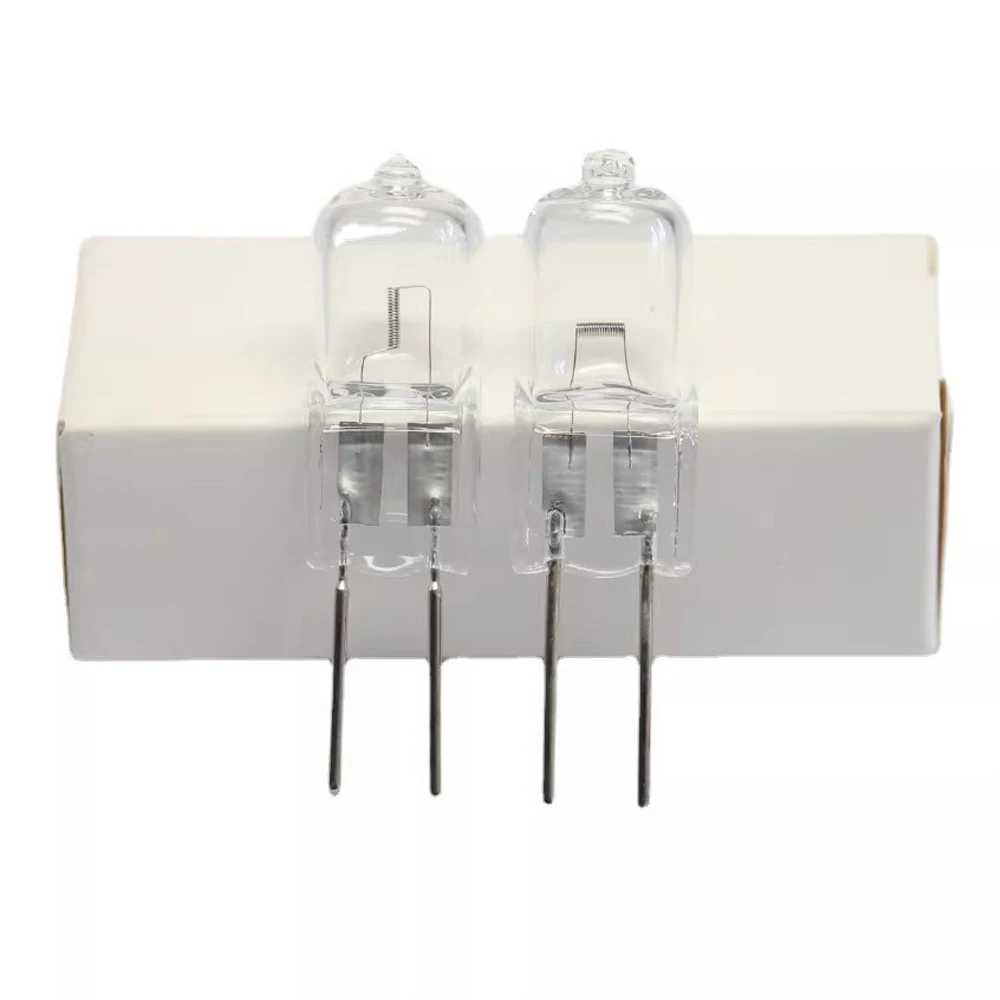 HoneyFly 2pcs G6.35 Spectrophotometer Halogen Bulb 12V 30W Vertical/Horizontal Filament Halogen Lamp Quartz 722N 7230G