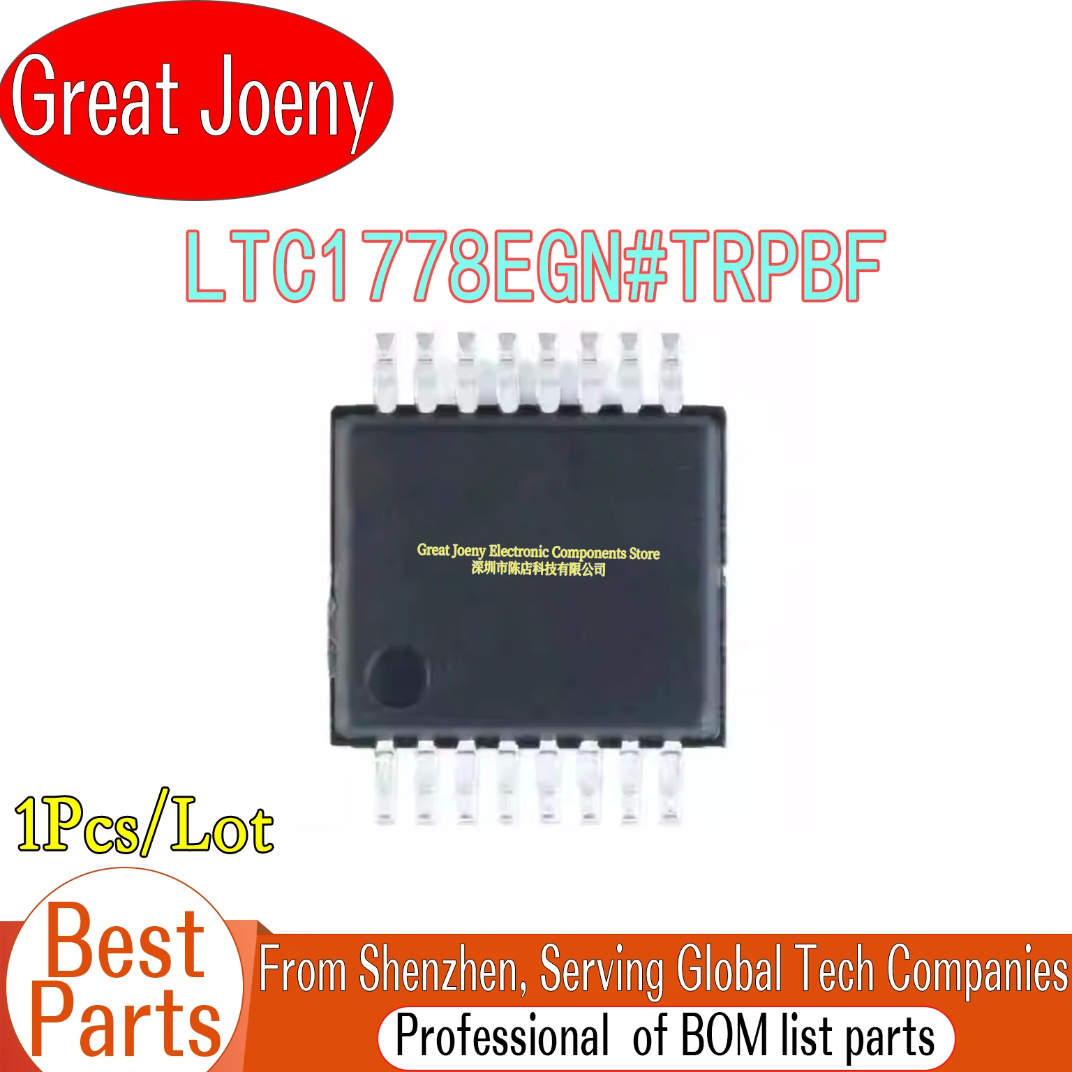 100% New Original 1778 LTC1778EGN#TRPBF LTC1778EGN LTC1778 IC Chipset SSOP-16