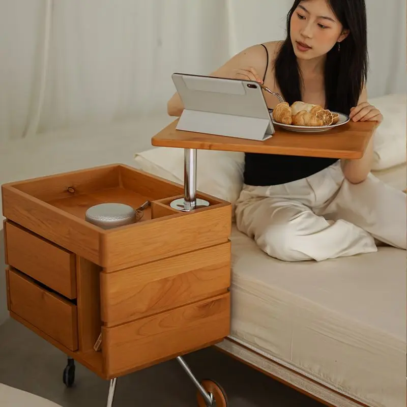 

Mobile side cabinet, sofa side table, coffee table movable, living room entrance, bedside table creativity