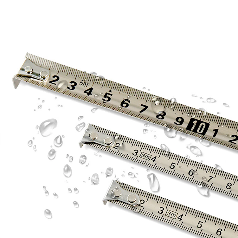 Magazyn narzędziowy garażowy Artykuły metalowe Miarka zwijana Linijki 3.0M*20mm 5.0M*29mm ABS Stal nierdzewna Metryczna Przenośna 1 szt.