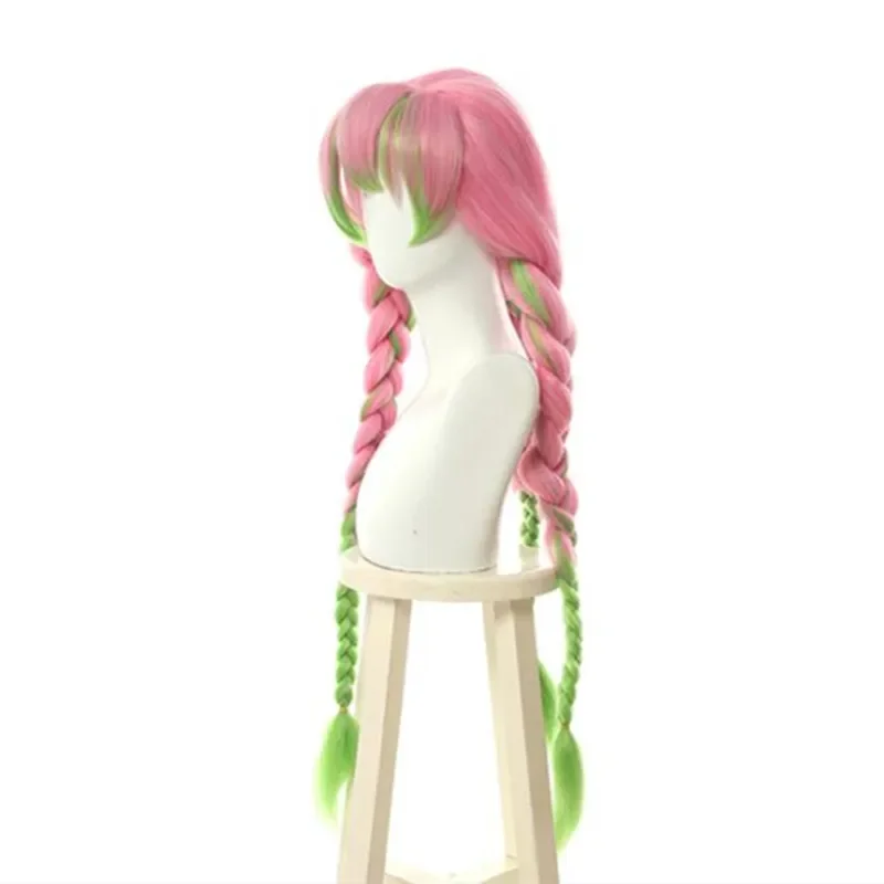 Adult Anime Demon Slayer Kimono Kanroji Mitsuri Cosplay Costume Dress Skirt Halloween Christmas Party Full Sets # 1 # W.