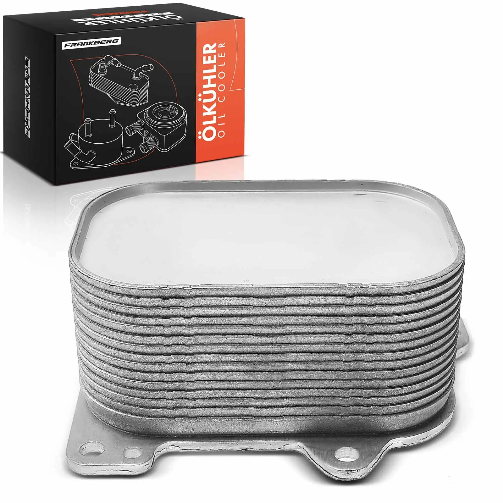 Frankberg 1x Oliekoeler motorolie voor VW Passat Audi A1 A3 Q2 Q3 TT Seat Leon Skoda Octavia III 03N117021