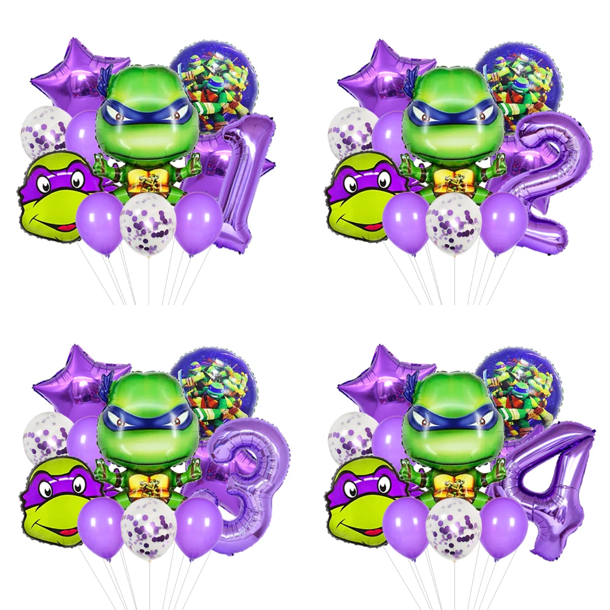 Kids Outdoor Ninja - Balon Foil Kura-Kura Ninja All Match,
