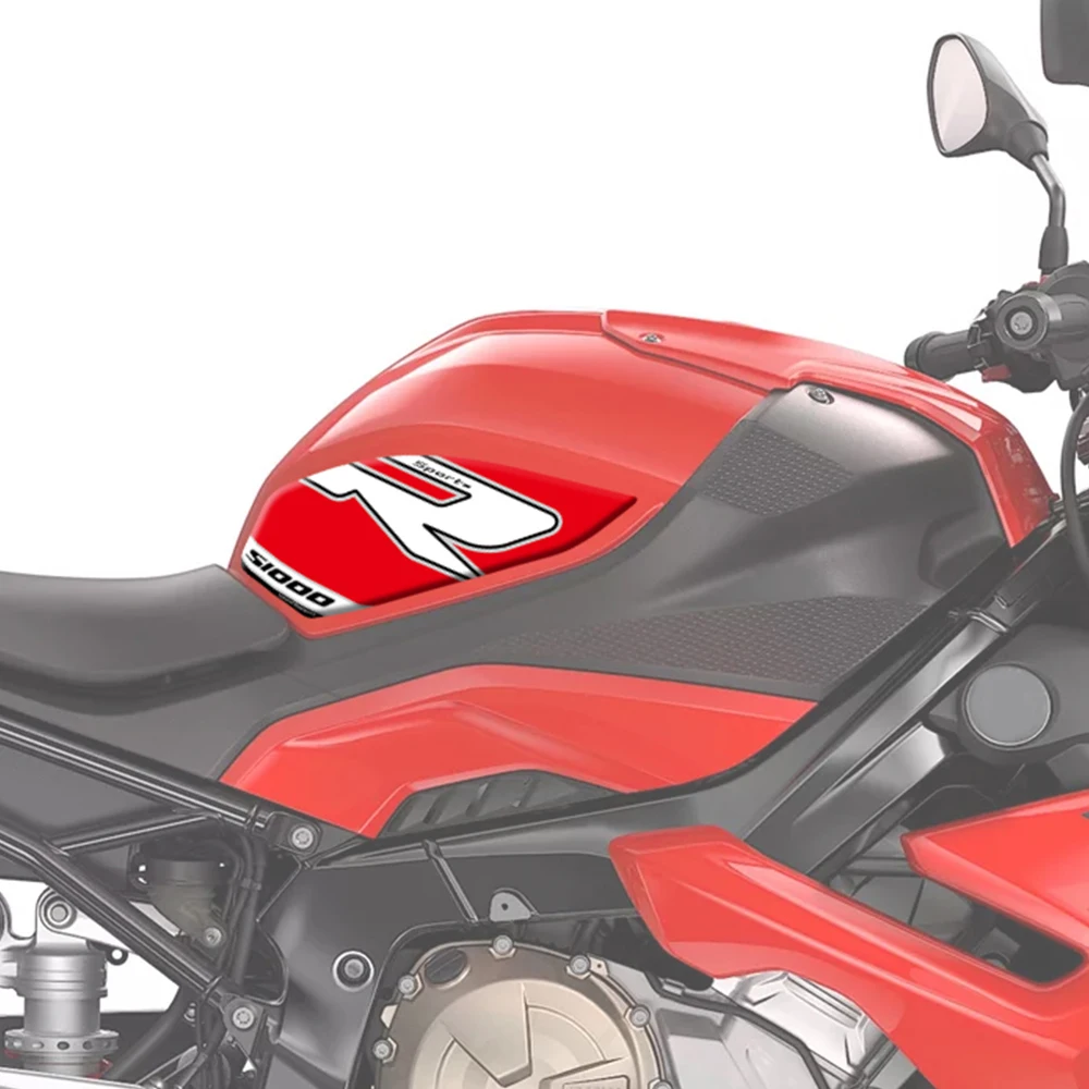 For BMW S1000R S 1000 R 2021 2022 2023 2024 Motorcycle Knee Pad Tank Protector 3D Gel Paint Protection Decal Stickers 5
