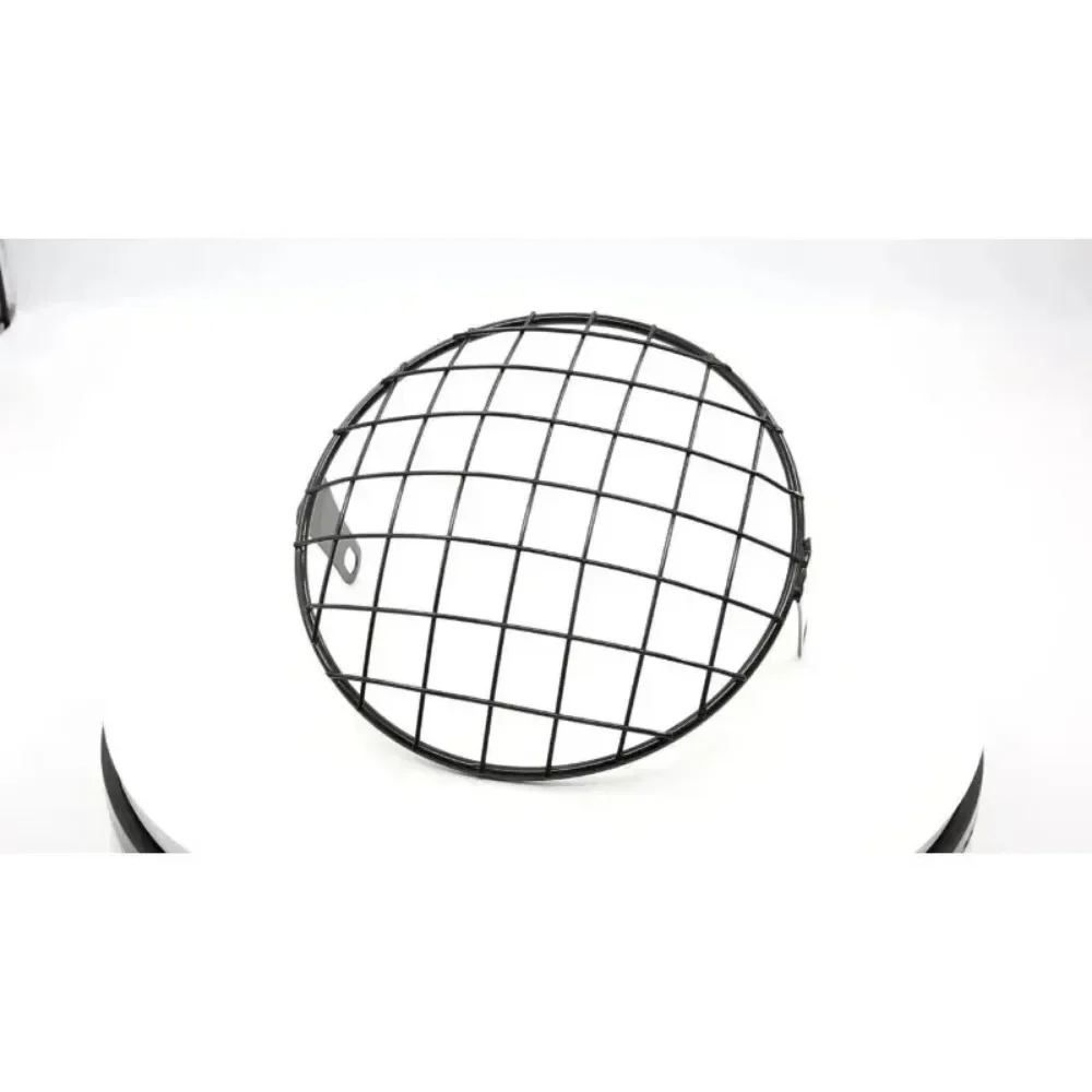 

Universal Fit for Head Lamp Mesh Grille Lampshade Metal Retro Motorcycle Headlight Protector Cover