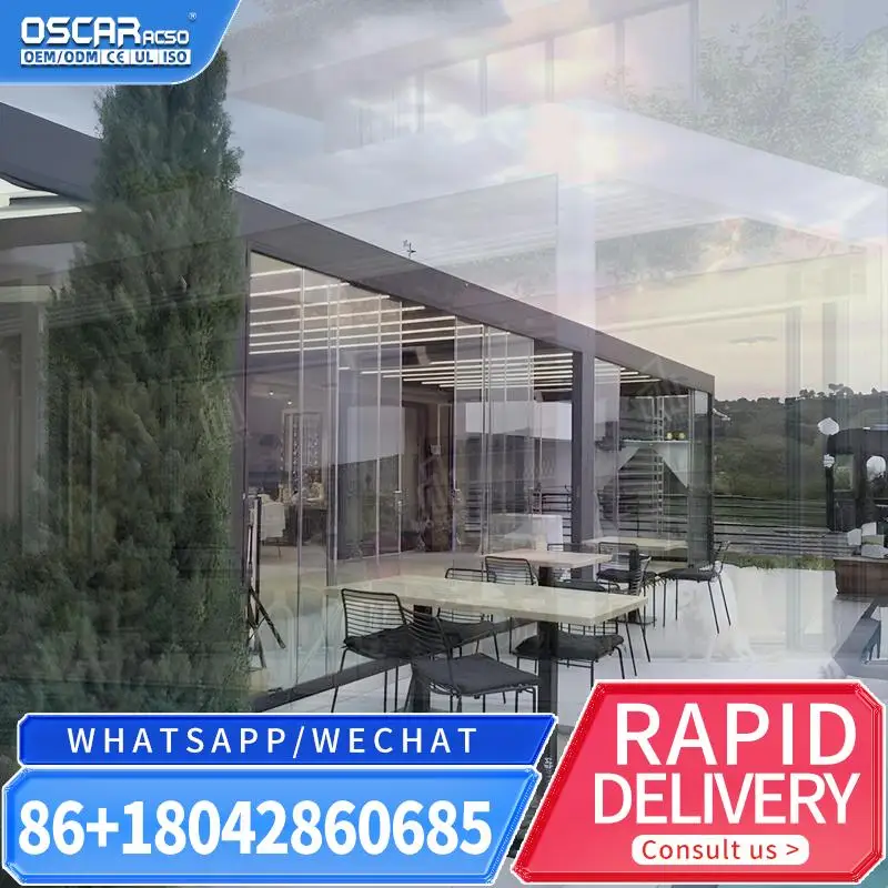 Large Backyard Outdoor Entrance Door Awning Bioclimatic Shelter Canopy for Patio Garden Porch pergola