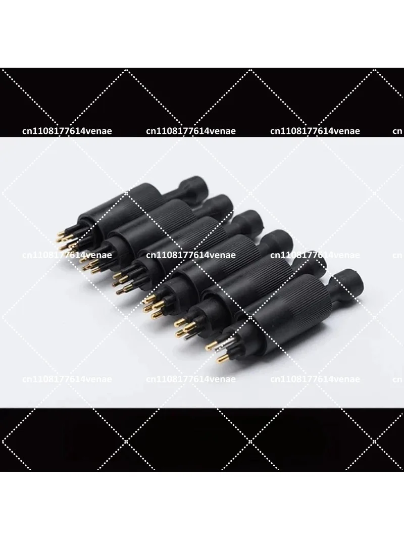 Waterproof Male Plug Connector Underwater 400m Depth Submersible Cable Connector