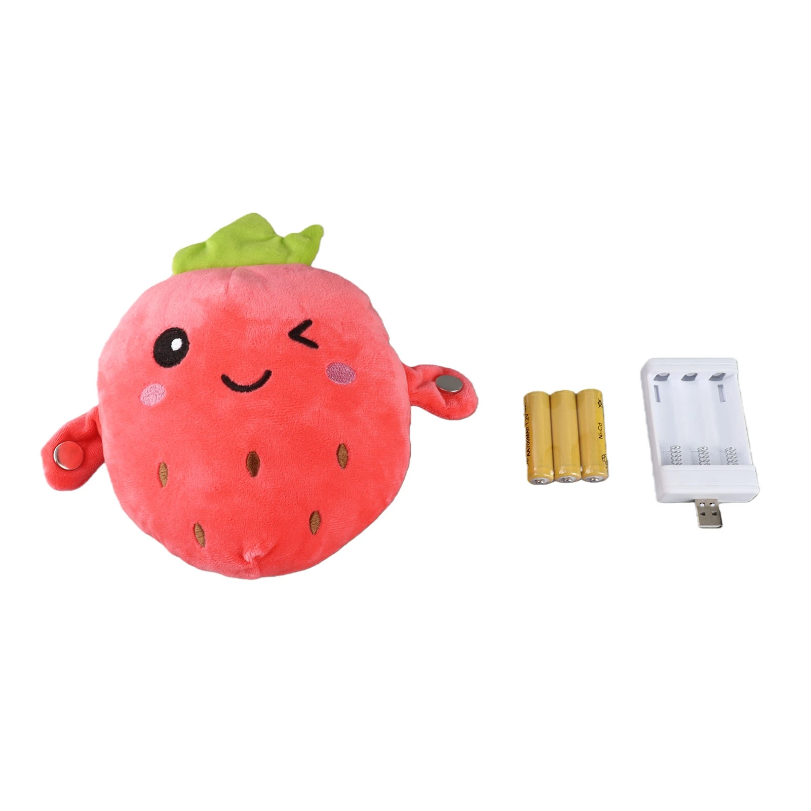 Music Beat Piano Plush Toy Fruit Electric Induction Interactive Doll for Children