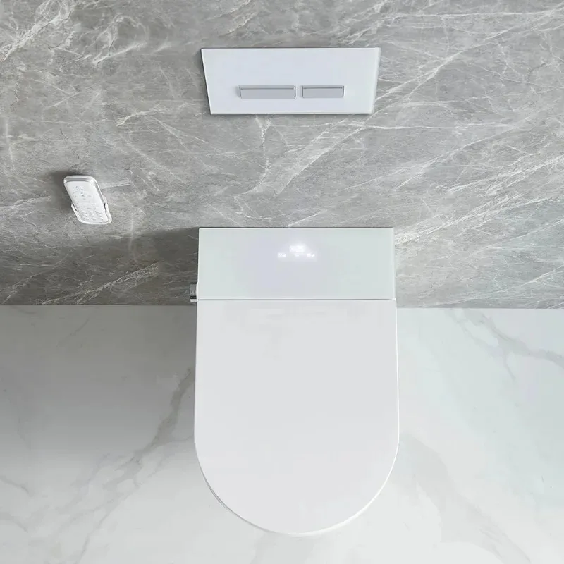 

Wall Hung Wc Toilet Set Ceramic Toilet Bowel Automatic Operation Smart Toilet with Tank