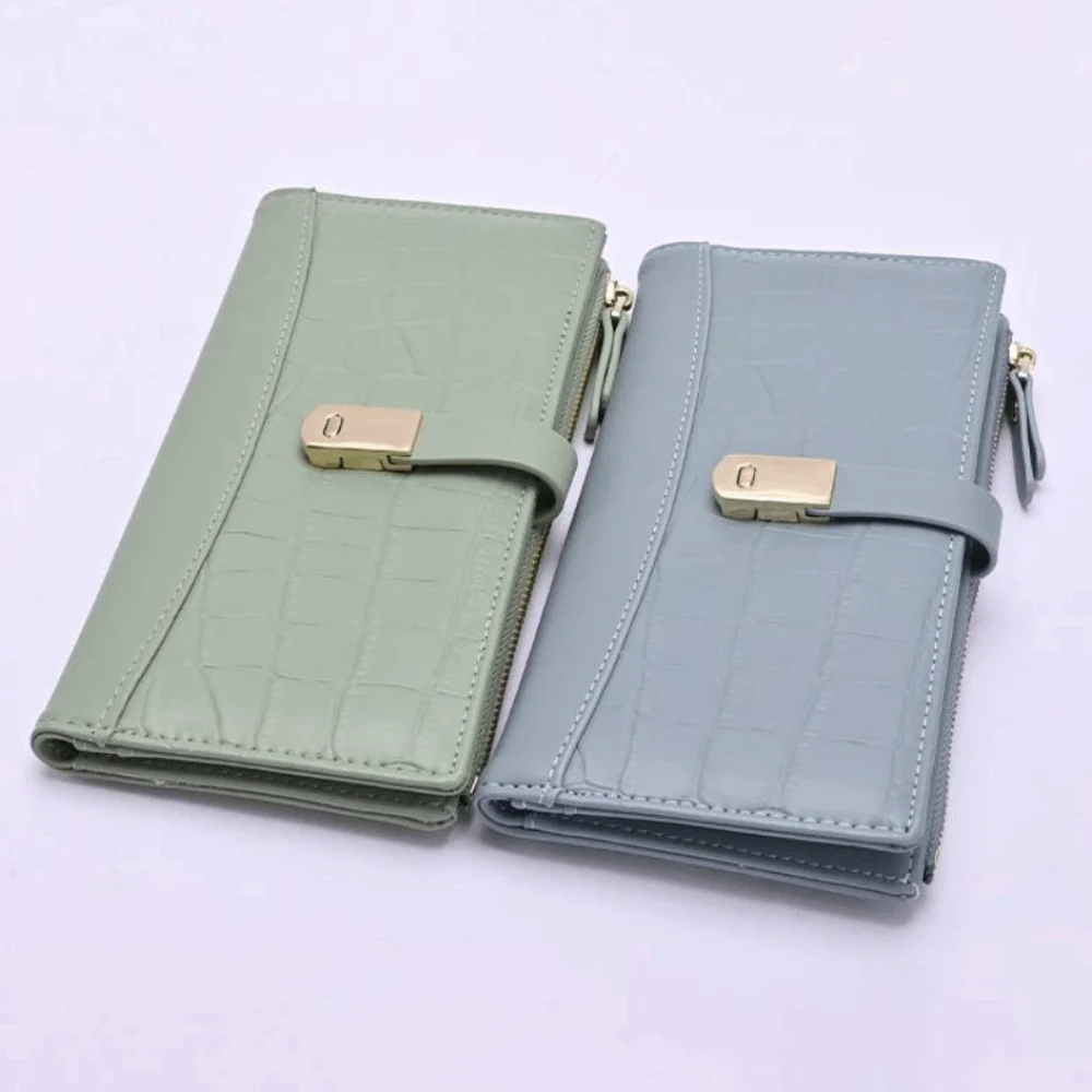 

Cute PU Leather Women Purse Wallets Rectangle Phone Bag Money Bag Casual Large Capacity Card Holder Girl Birthday Gifts