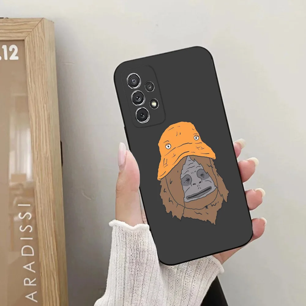 Sassy The Sasquatch Phone Case For Samsung Galaxy A20,A21s,A22,A31,A32,A52,A53,A72,73,A80,A91Soft Black Cover