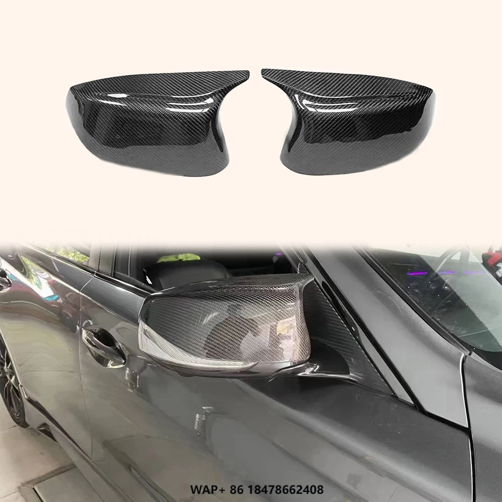 

For Infiniti Q50 V37 Sedan 13-24 Carbon KZ Style Side Rear View Mirror Cover