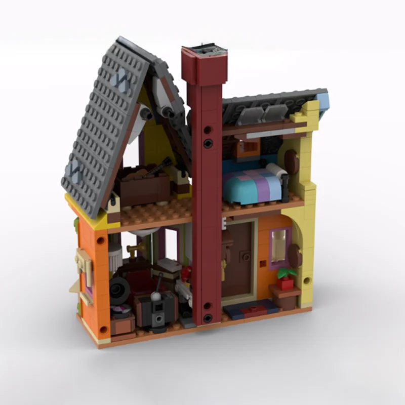1029 قطعة MOC حتى منزل تعديلات وحدات نموذج اللبنات تجميع هدية الكريسماس لتقوم بها بنفسك اللعب فكرة إبداعية التعليم الطوب #4