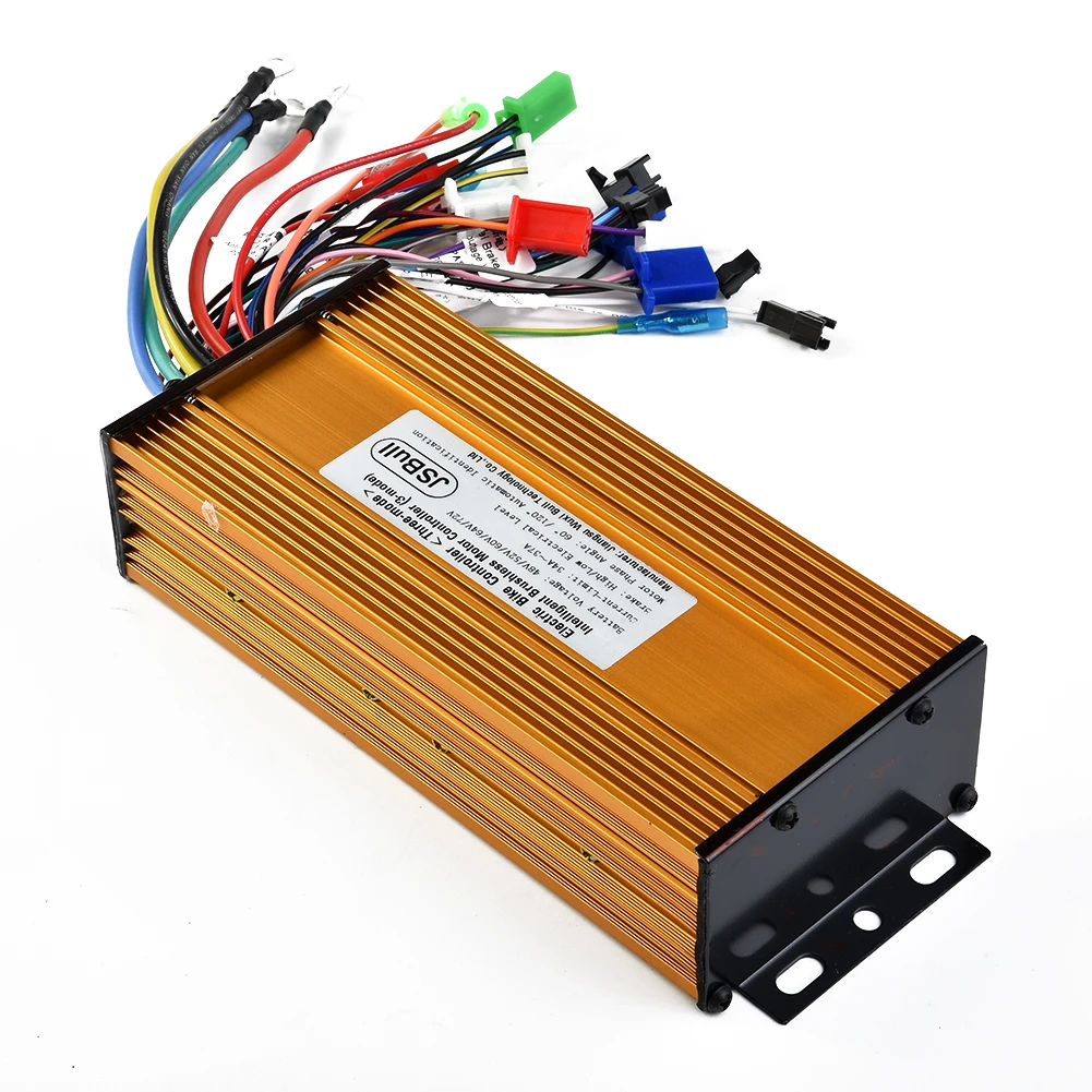 

Electric Bike Sine Wave Brushless Controller 48V/60V/64V/72V 1200W 35A 15mos Electric Scooter Motor Brushless Controller