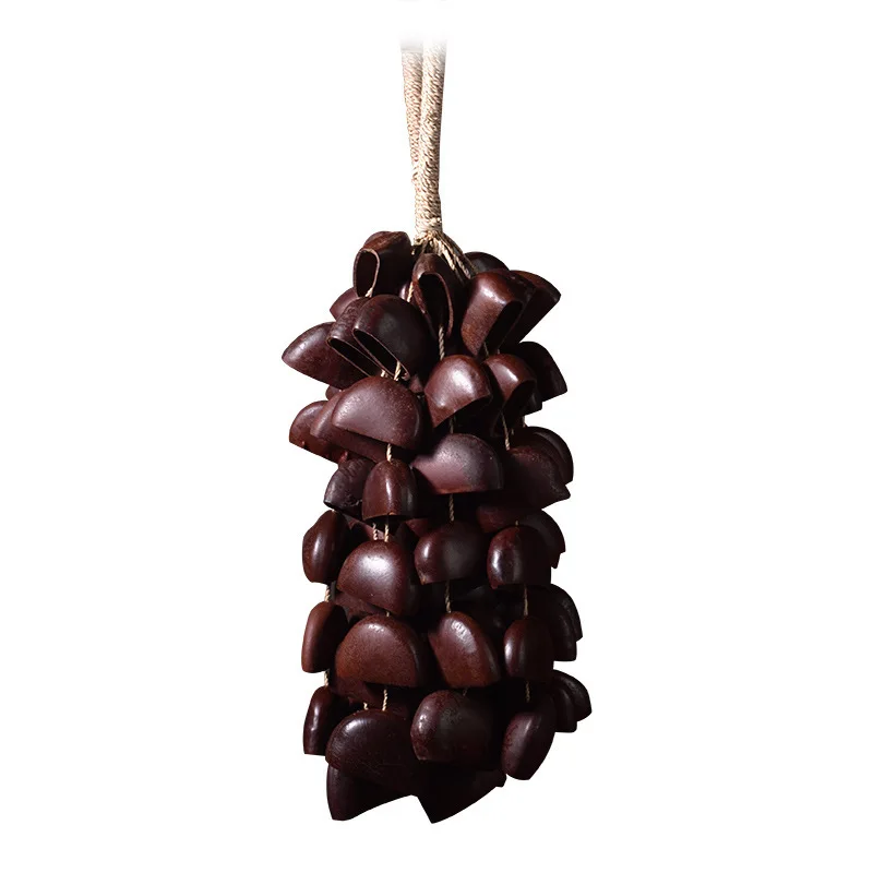 Music Healing Instruments South African Natural Plant Shell Nut Wind Chimes African Drum Accompaniment Hand Chimes