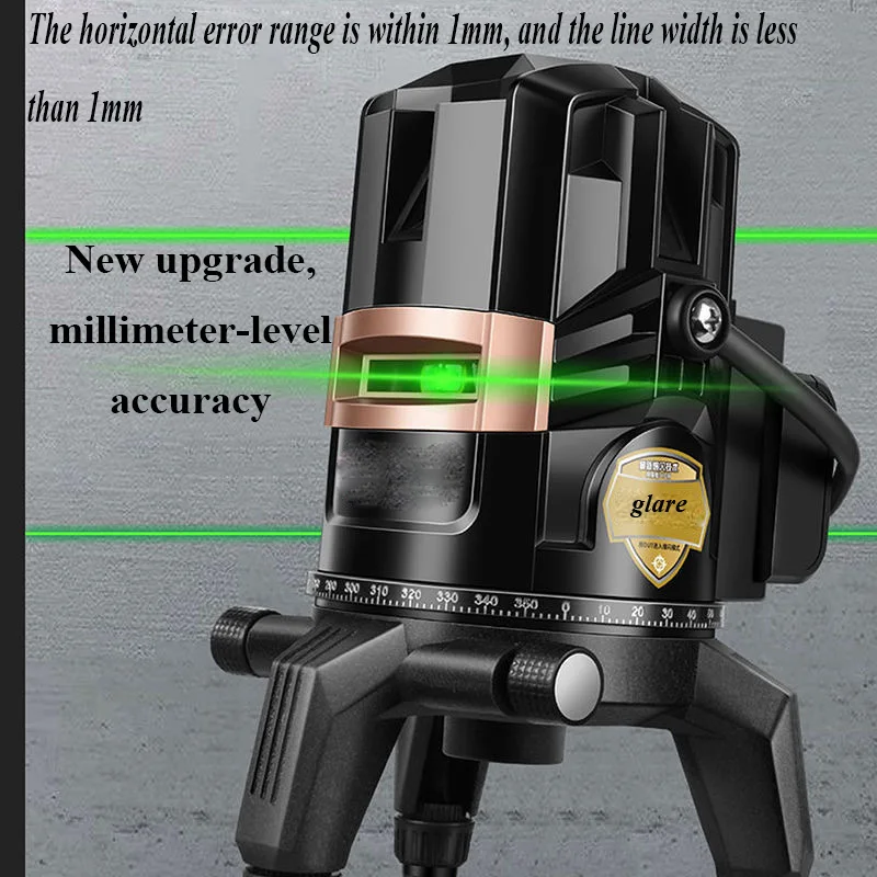 Imagem -04 - Auto-nivelamento Super Horizontal e Vertical Cross Line Ferramentas de Medição Controle Remoto 4d Blue Light Level Alta Qualidade Line